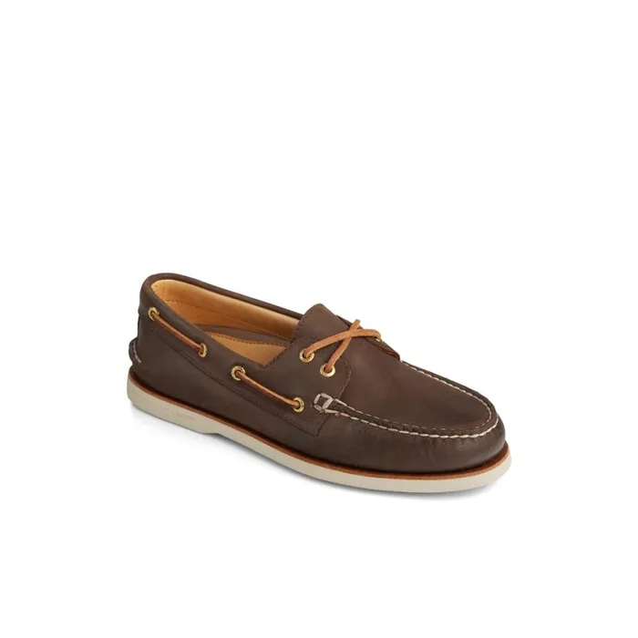 Sperry Gold Cup Authentic Original Boat Shoe Brown Men Boat Shoes