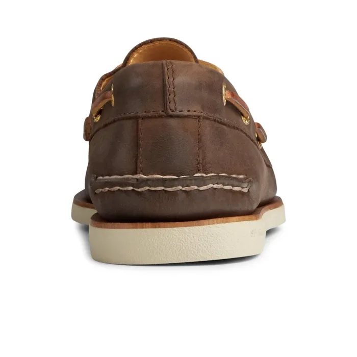 Sperry Gold Cup Authentic Original Boat Shoe Brown Men Boat Shoes