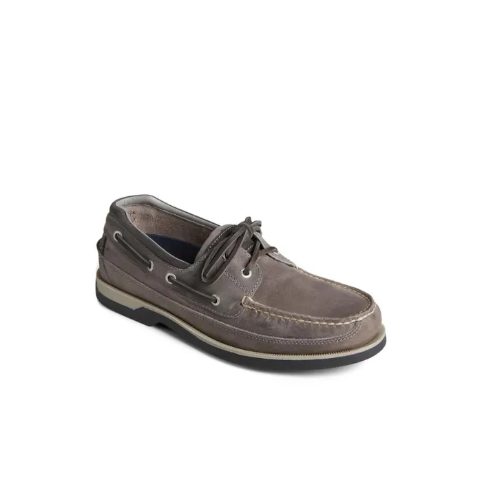 Sperry Mako Canoe Moc Boat Shoe Grey Men Boat Shoes
