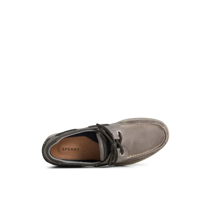 Sperry Mako Canoe Moc Boat Shoe Grey Men Boat Shoes