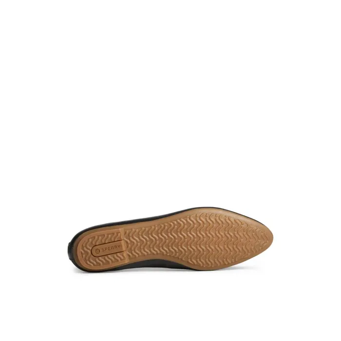 Sperry Piper Ballet Flat Black Women Shoes