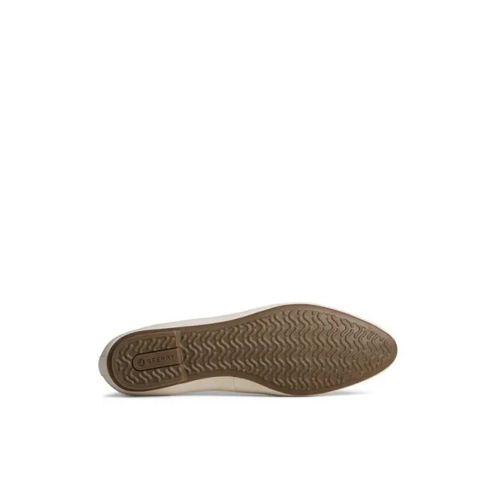 Sperry Piper Ballet Flat Bone Women Shoes