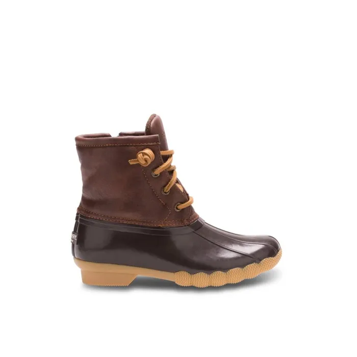 Sperry Saltwater Duck Boot Brown Kids Boots