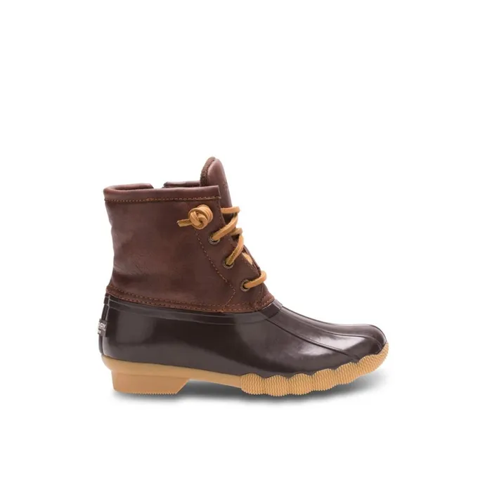 Sperry Saltwater Duck Boot Brown Kids Boots