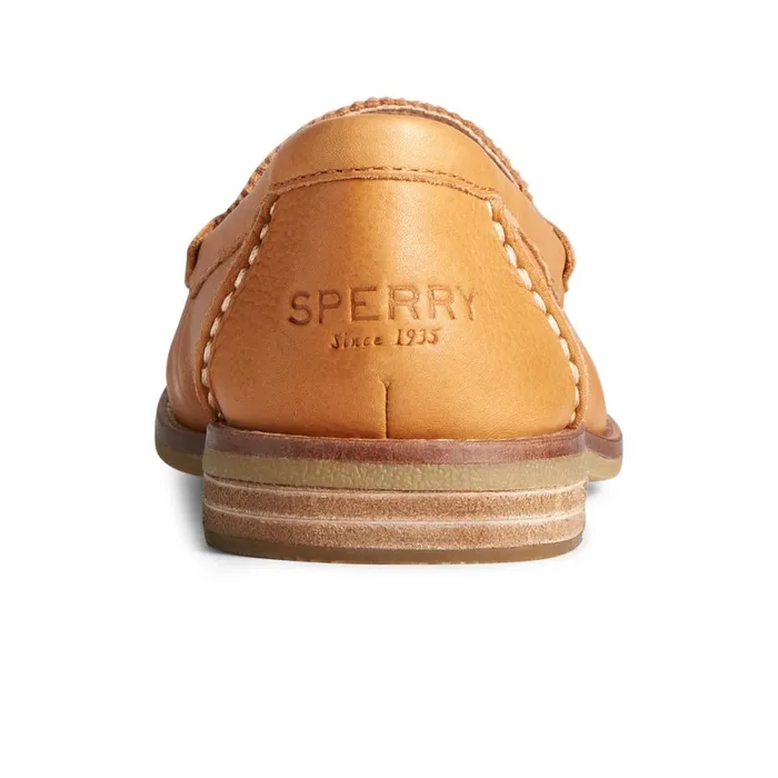 Sperry Seaport Penny Leather Loafer Medium Beige Women Oxfords and Loafers