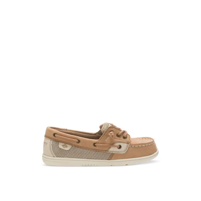 Sperry Shoresider 3 Eye Boat Shoe Brown Kids Boat Shoes