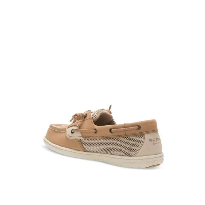 Sperry Shoresider 3 Eye Boat Shoe Brown Kids Boat Shoes