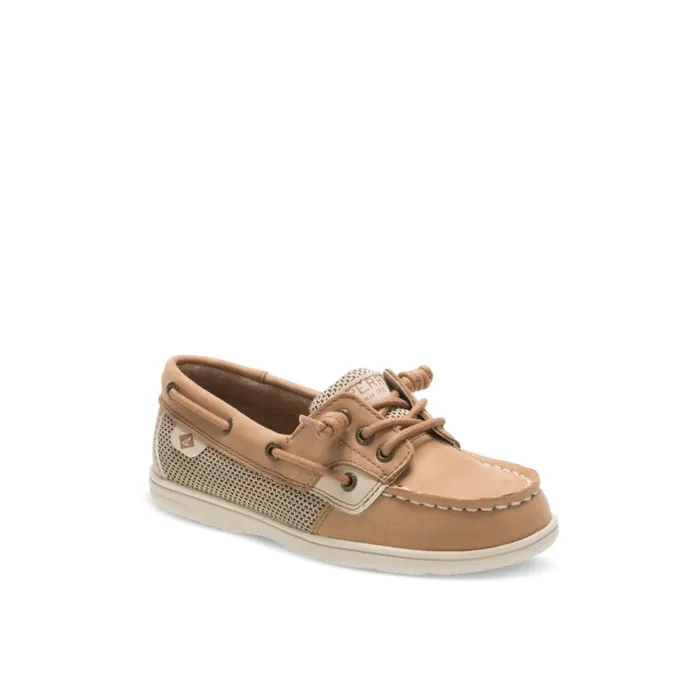 Sperry Shoresider 3 Eye Boat Shoe Brown Kids Boat Shoes