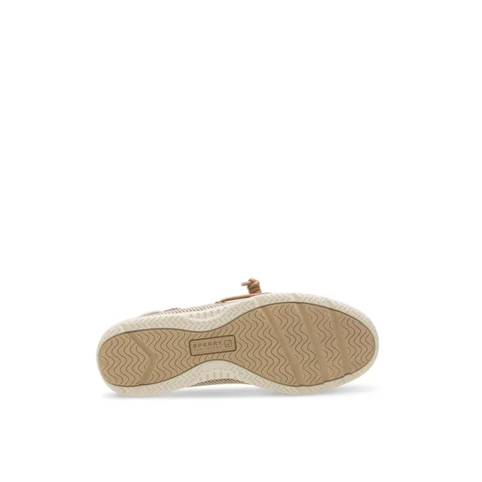 Sperry Shoresider 3 Eye Boat Shoe Brown Kids Boat Shoes