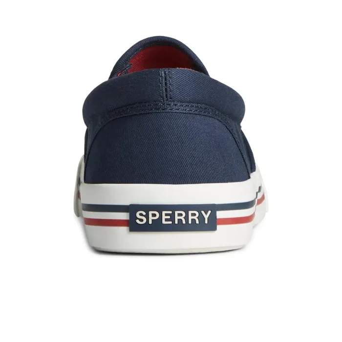 Sperry Striper II Nautical Slip On Sneaker Navy Men Sneakers