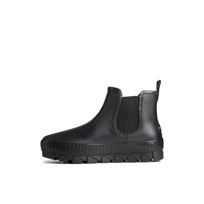 Sperry Torrent Chelsea Waterproof Rain Boot Black Women Boots