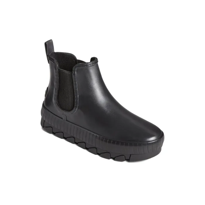 Sperry Torrent Chelsea Waterproof Rain Boot Black Women Boots