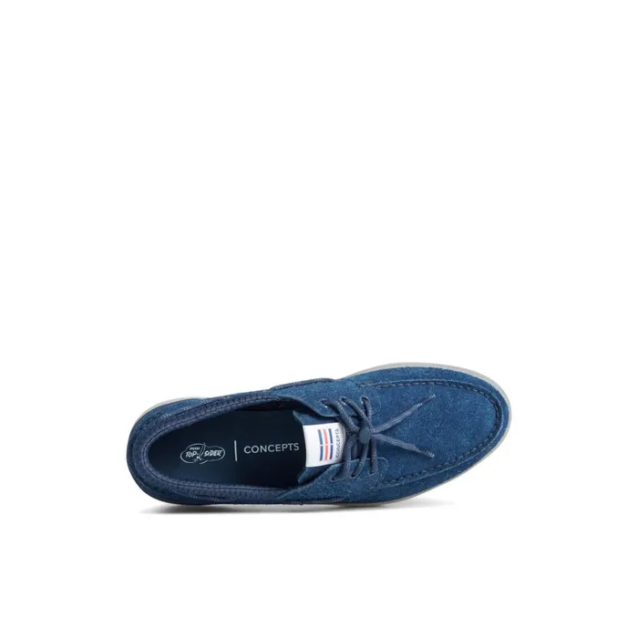 Sperry X Concepts Authentic Original 3Eye Cup Boat Shoe Blue Women Boat Shoes