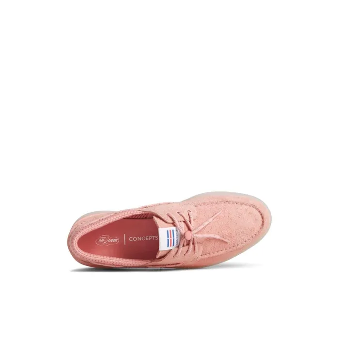 Sperry X Concepts Authentic Original 3Eye Cup Boat Shoe Pink Men Boat Shoes