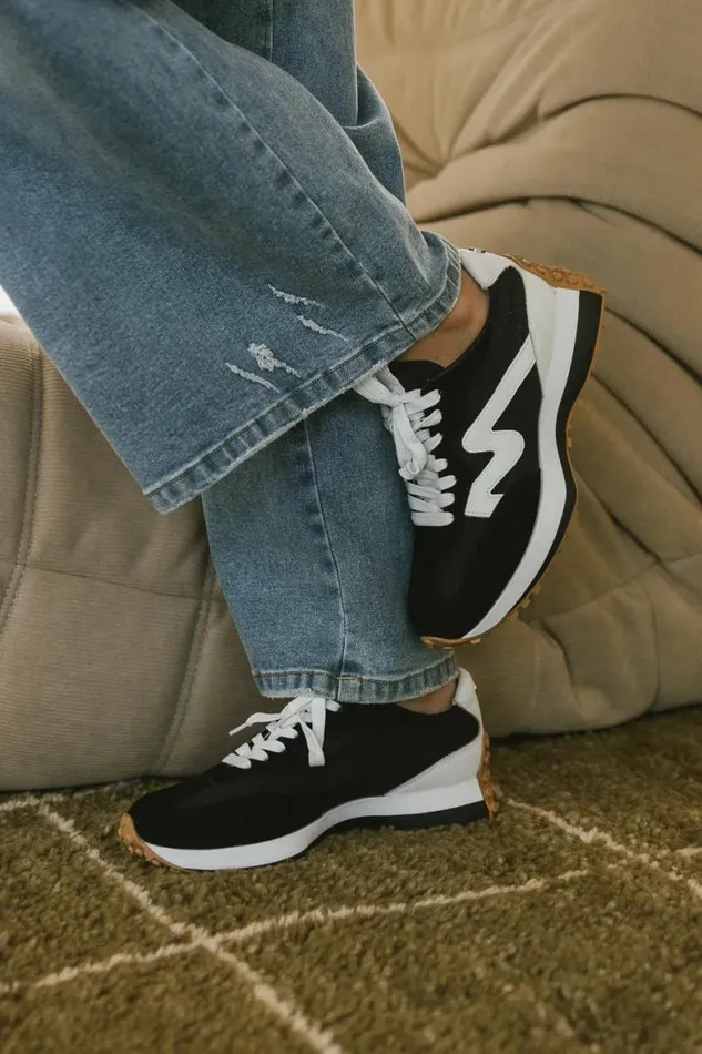 Steve Madden Campo Sneakers In Black Black Women Bohme Shoes