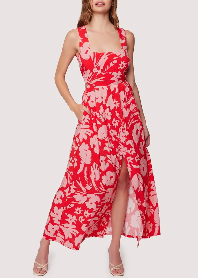 Still The One Maxi Dress Pinkfloral Women Lost Wander Dresses