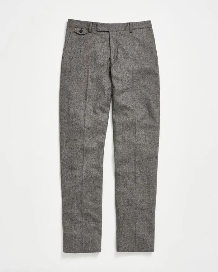 Suiting Men Billy Reid Flat Front Trouser Charcoal Grey
