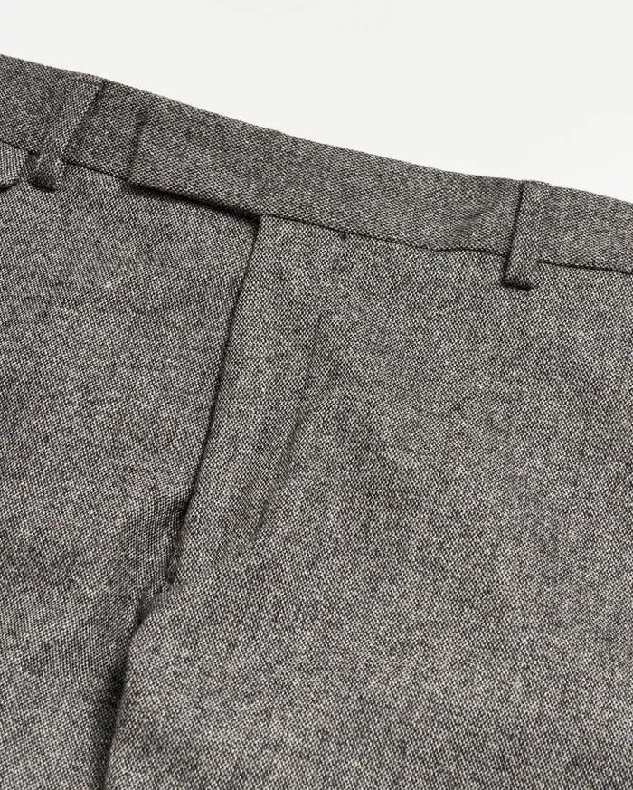 Suiting Men Billy Reid Flat Front Trouser Charcoal Grey