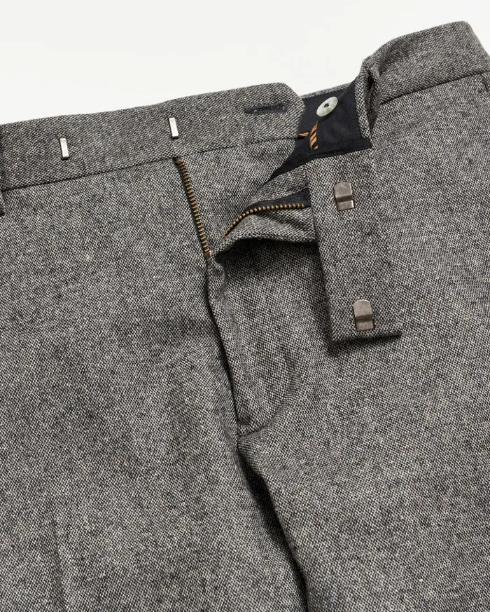 Suiting Men Billy Reid Flat Front Trouser Charcoal Grey