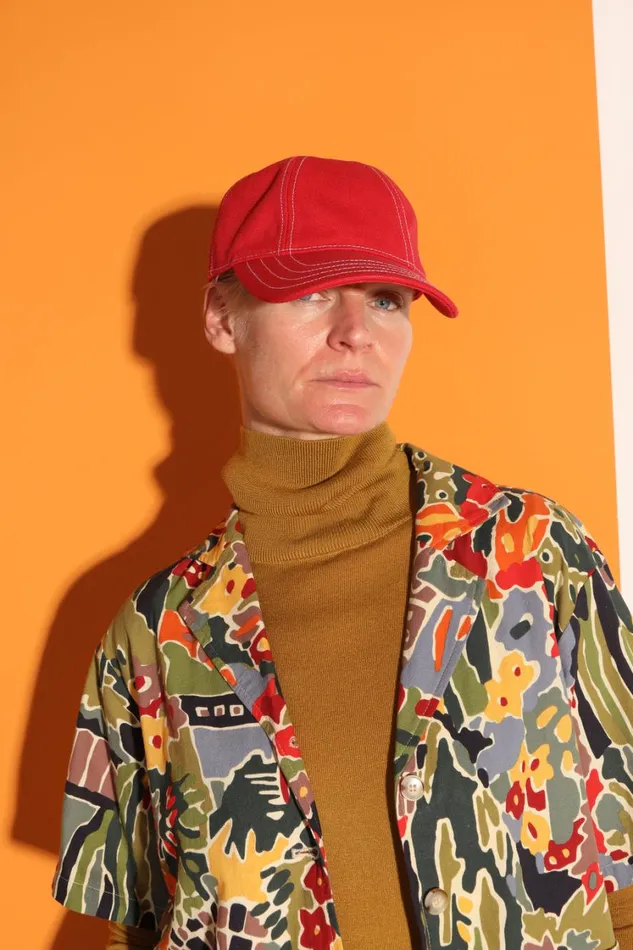 Sun Cap Red Shop LF Markey Headwear
