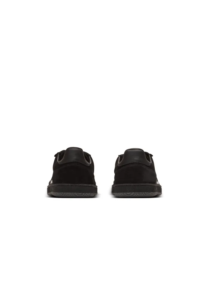 Swan Suede And Patent Leather Sneakers Black Men Balmain Sneakers