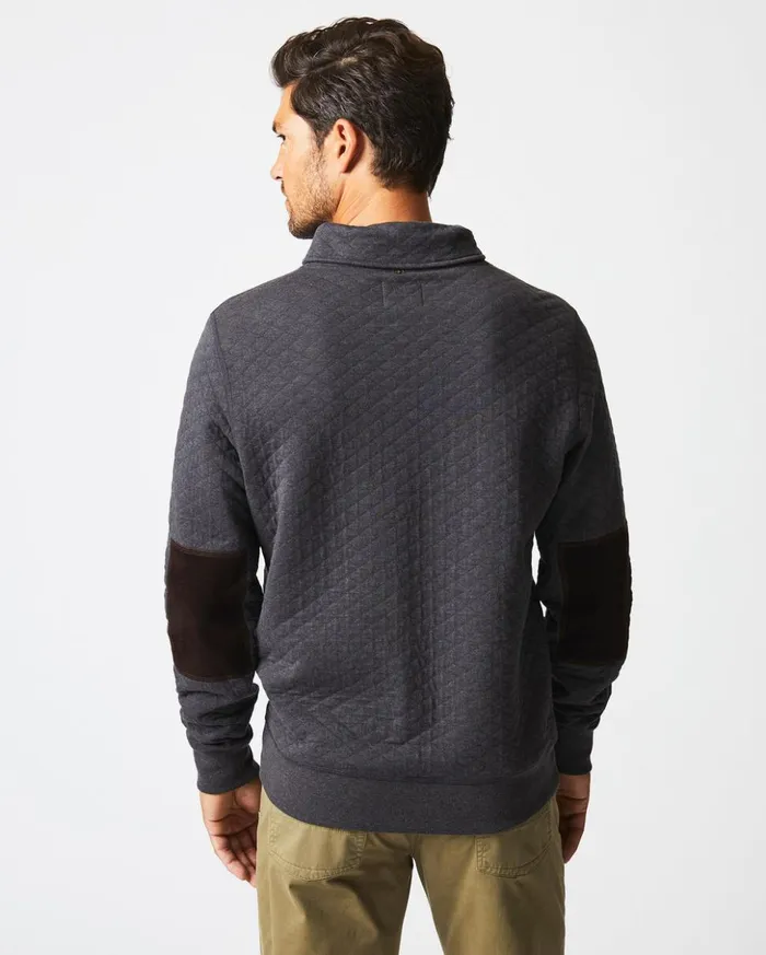 Sweaters and Sweatshirts Men Billy Reid Diamond Quilt Shawl Black