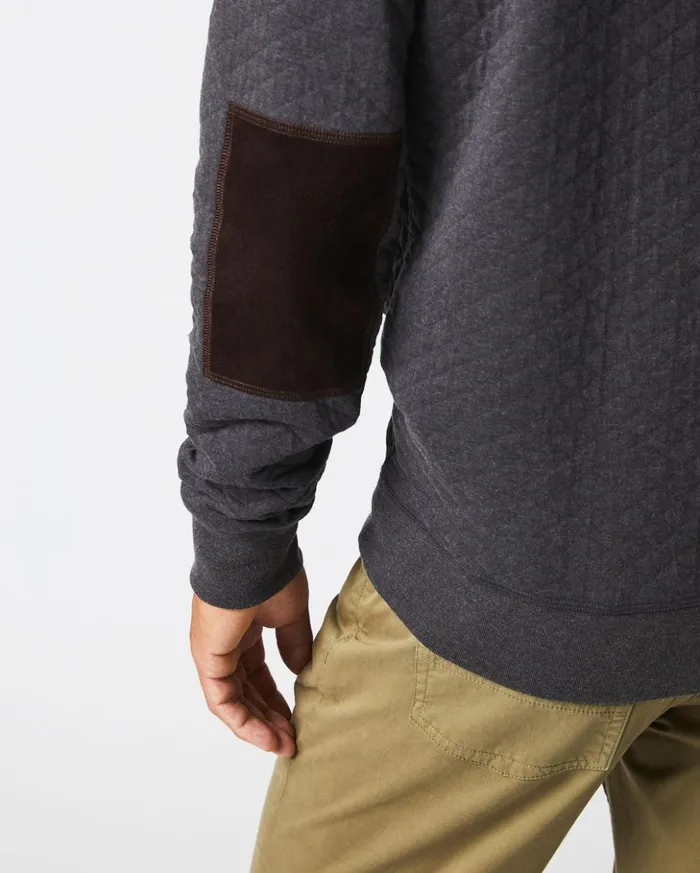 Sweaters and Sweatshirts Men Billy Reid Diamond Quilt Shawl Black