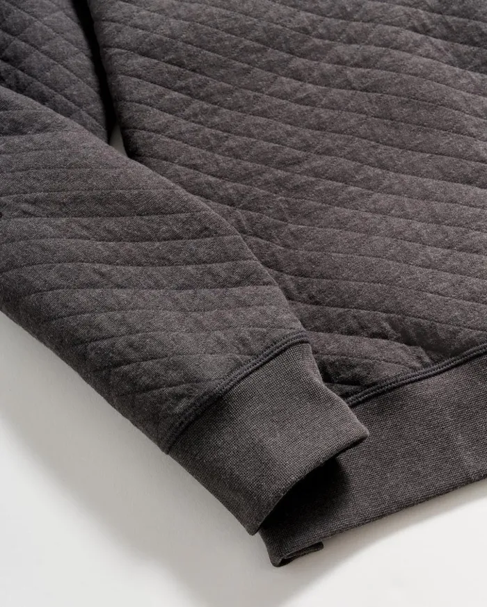 Sweaters and Sweatshirts Men Billy Reid Diamond Quilt Shawl Black