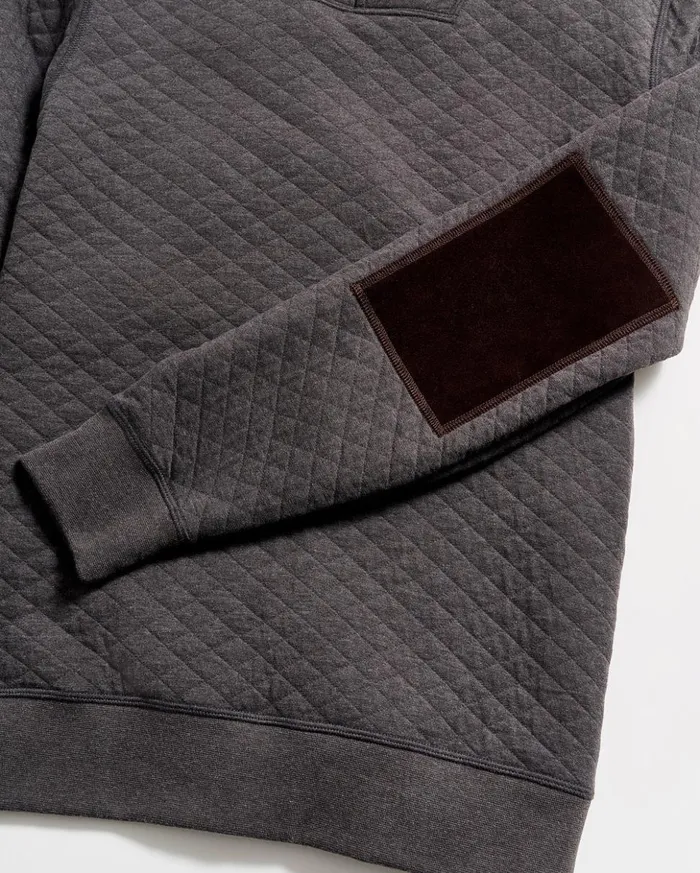 Sweaters and Sweatshirts Men Billy Reid Diamond Quilt Shawl Black