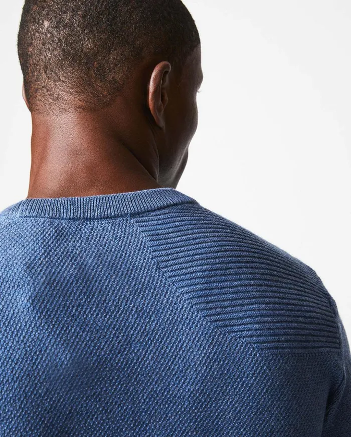 Sweaters and Sweatshirts Men Billy Reid Hunting Sweater Denim Blue
