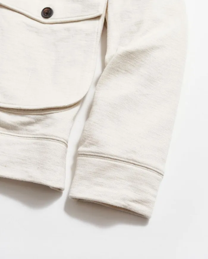 Sweaters and Sweatshirts Men Billy Reid Slub Cotton Cardigan Tinted White