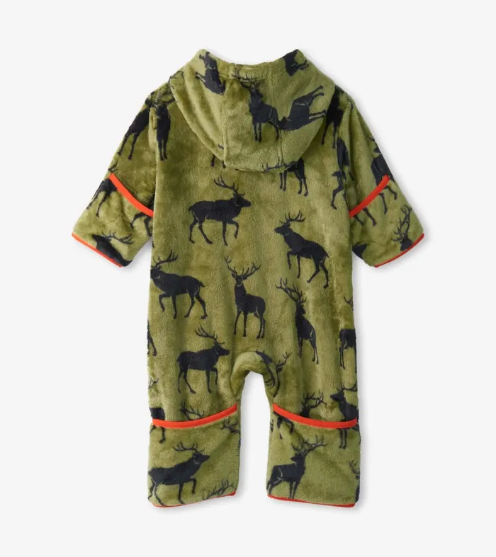 Sweaters Baby and Toddler Hatley Magestic Elk Baby Fleece Suit