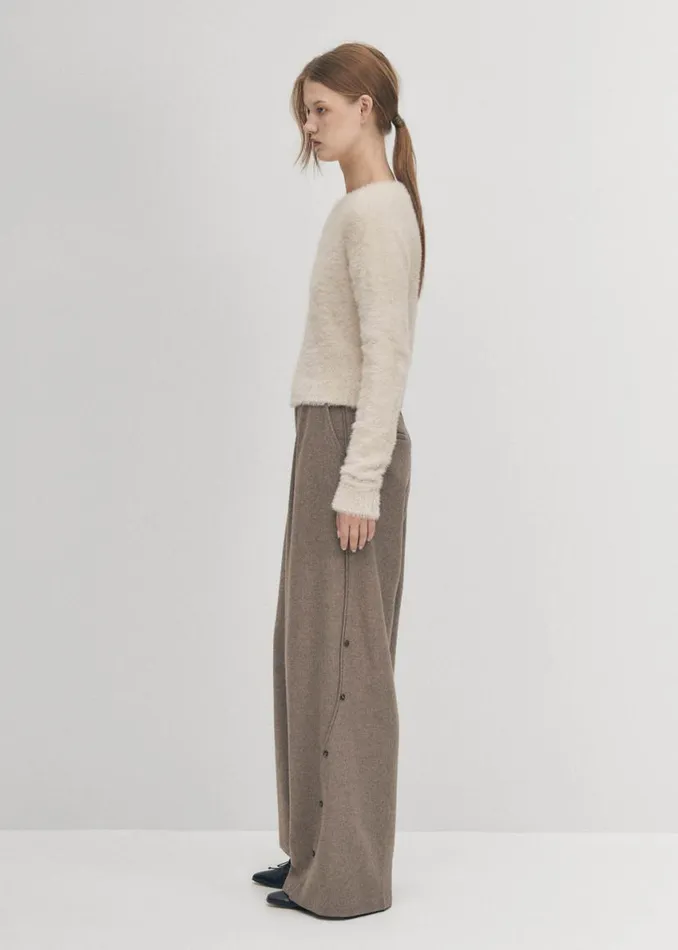 Sweaters Cardigans Women ALOHAS Deli Ecru Tricot Sweater