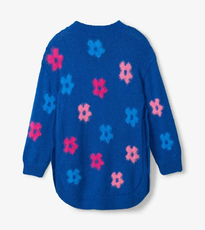 Sweaters Girls Hatley Girls Bold Flowers Sweater Tunic