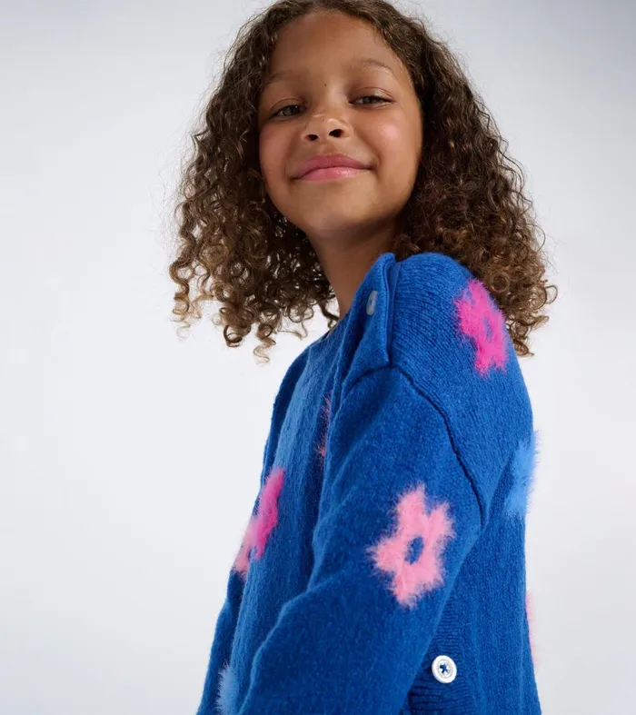 Sweaters Girls Hatley Girls Bold Flowers Sweater Tunic
