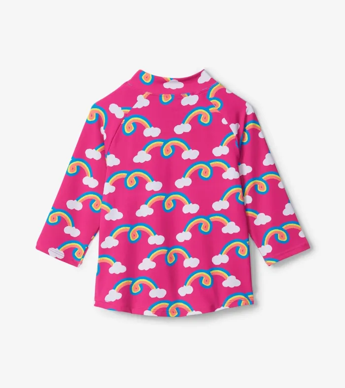 Swimwear Girls Hatley Rainbow Arch Rashguard Set