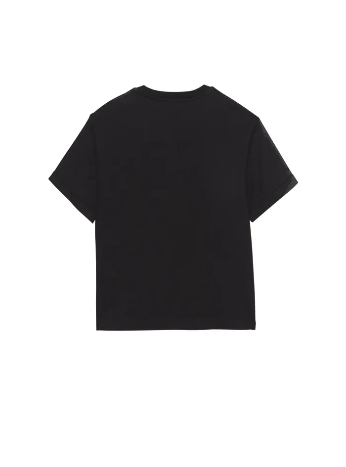 Tshirt Black Kids Balmain