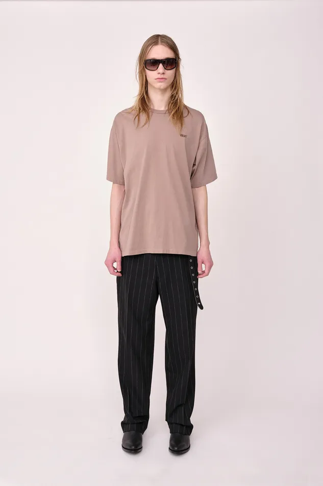 Tshirts and Tops The Staff Tee Embroidery M 8211 Taupe Gray 8211 Wonhundred Men