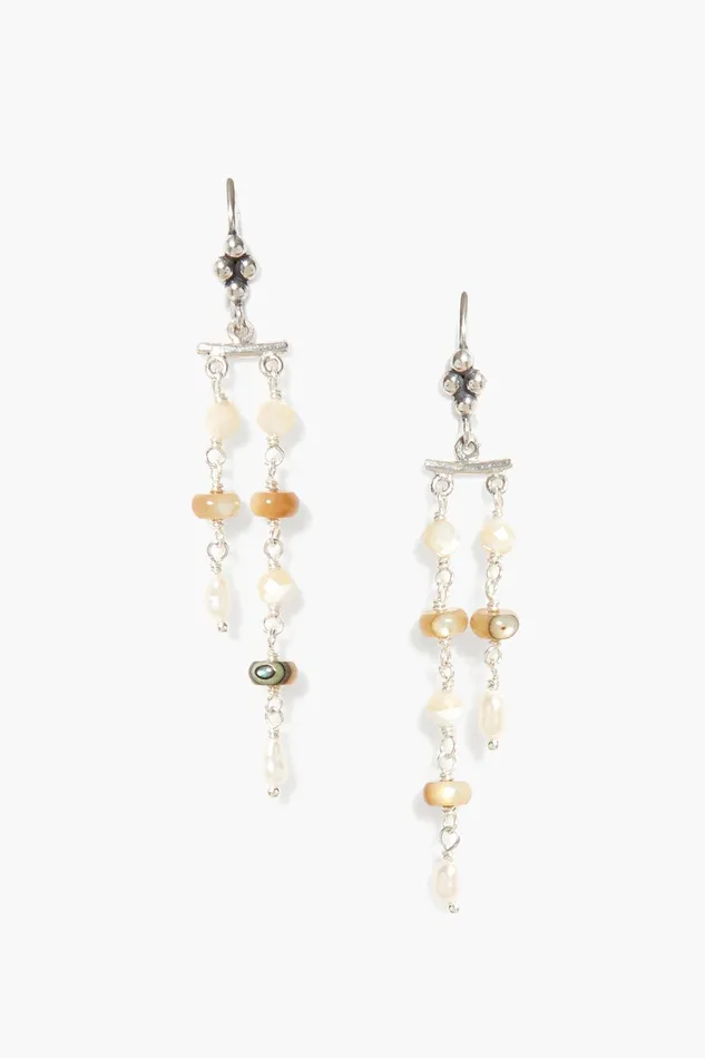 Talia Drop Earrings Maxi Abalone Mix Women Chan Luu Earrings