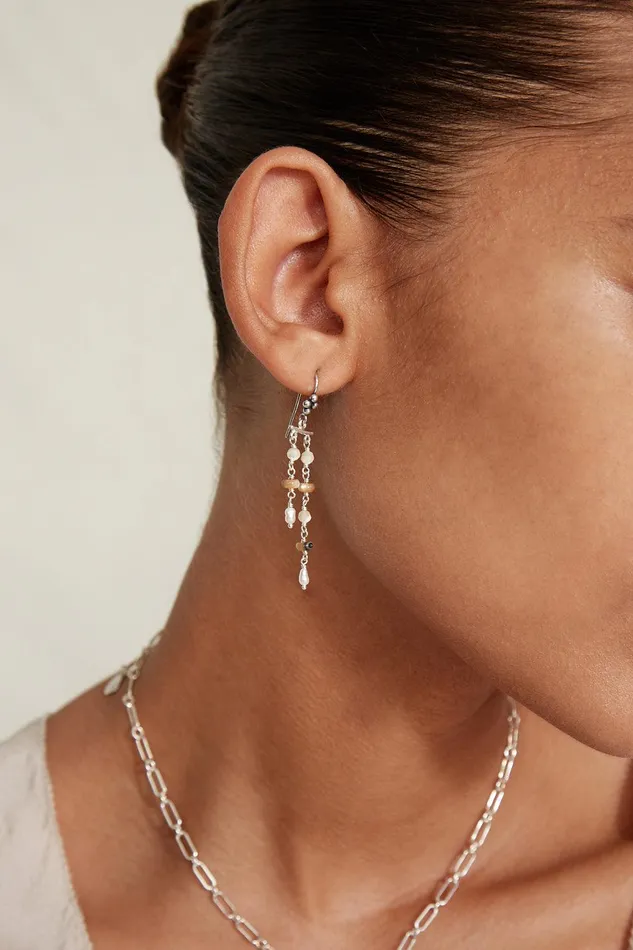 Talia Drop Earrings Maxi Abalone Mix Women Chan Luu Earrings