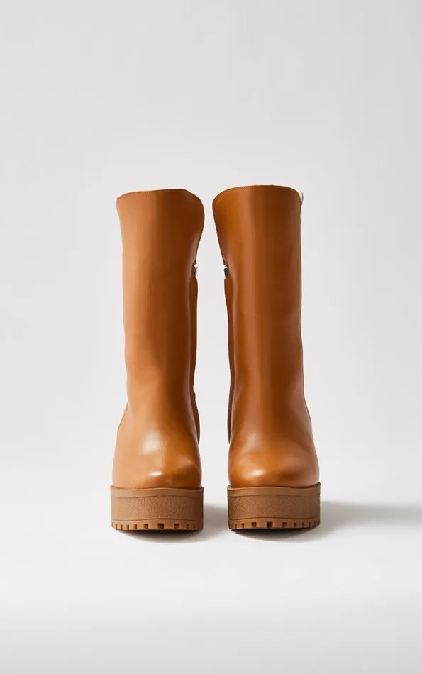 Tall Boots Women Mackage NOBLE Shearlinglined Wedge R Leather Boot For Women Black Tall Boots Women Mackage NOBLE Shearlinglined Wedge R Leather Boot For Women Black