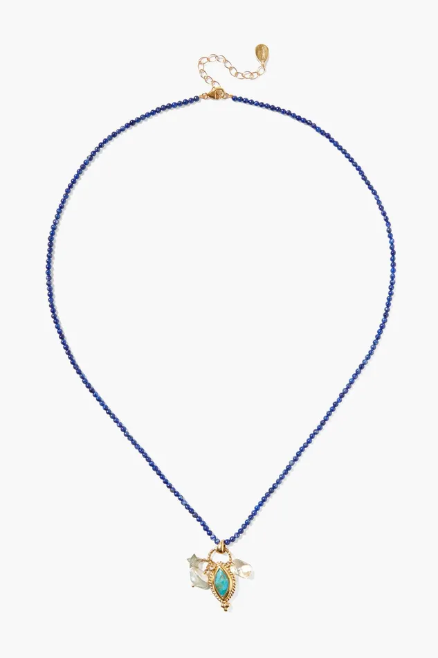 Tavi Charm Necklace Lapis Mix Women Chan Luu Necklaces