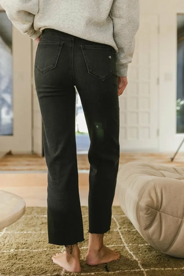 Tayja Wide Leg Denim Black Women Bohme Denim