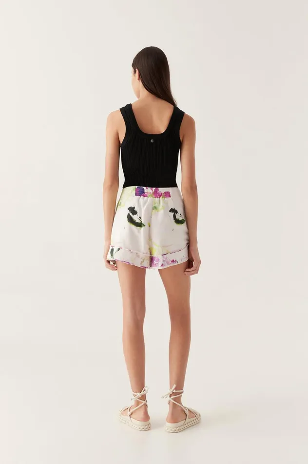 Tiana Tailored Short Wild Hydrangea Women Aje Shorts