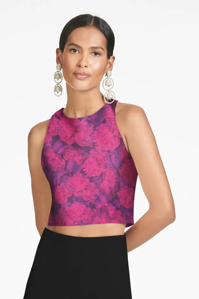 Tops and Blouses Women Sachin and Babi Lexie Top 8211 Magenta Bloom