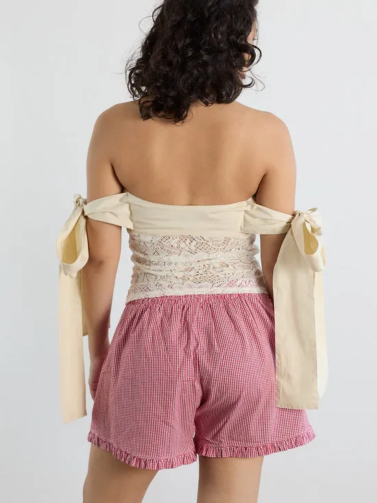 Tops Open Wings Top Ivory Lisa Says Gah Women