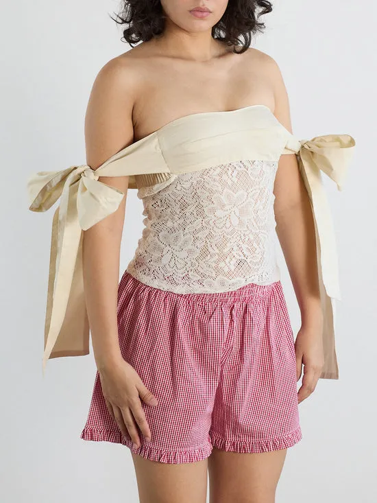 Tops Open Wings Top Ivory Lisa Says Gah Women