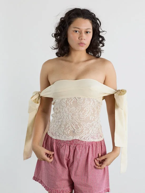 Tops Open Wings Top Ivory Lisa Says Gah Women
