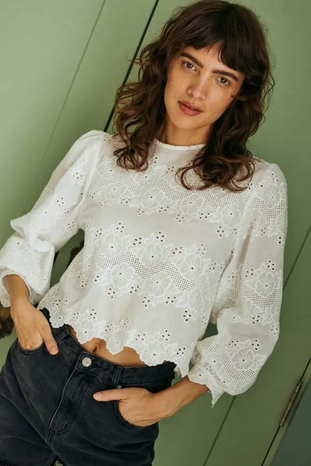 Tops Shop Natalie Martin LISA TOP Geranium Milk