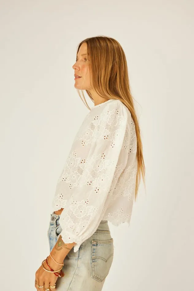 Tops Shop Natalie Martin LISA TOP Geranium Milk